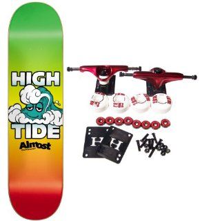 ALMOST HIGH TIDE RASTA Complete Skateboard 8.0 : Standard Skateboards : Sports & Outdoors