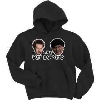 Shedd Shirts Men's Home Alone Marv and Harry "The Wet Bandits" Hoodie: Clothing