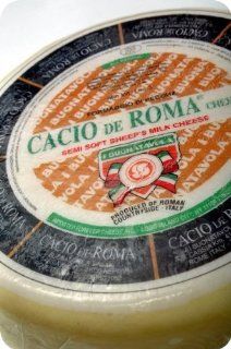 Cacio De Roma Cheese (Whole Wheel Approximately 5 Lbs) : Gourmet Food : Grocery & Gourmet Food