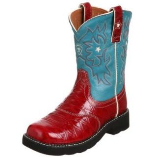 Ariat Probaby Western Boot (Toddler/Little Kid/Big Kid),Red Anteater/Turquoise,11 M US Little Kid: Shoes
