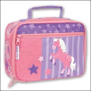 Girl's PONY or Horse Lunch Box   Girls pink soft lunch boxes by Stephen Joseph   can be monogrammed once recieved. We also offer matching backpacks.  