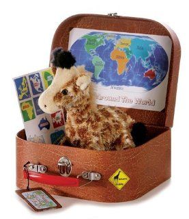 Aurora Plush 8" Travel Around the World Giraffe: Toys & Games