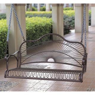 Sun Ray Iron Porch Swing