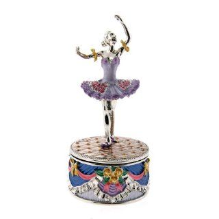 Shop Ballerina Music Box Plays "All I Ask of You" from Phantom of the Opera as the Ballet Dancer slowly turns; Set with Swarovski Crystals and Hand Enameled! at the  Home Dcor Store. Find the latest styles with the lowest prices from Sparkling C