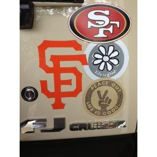 San Francisco Giants Auto Car Wall Decal Sticker Vinyl Orange 6" Solid   Other Products  
