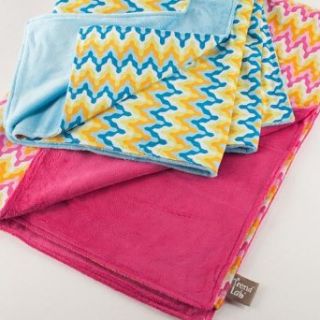 Chevron Receiving Blanket Available in Pink or Blue (Personalization Available) : Nursery Blankets : Baby