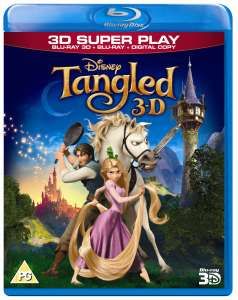 Tangled: 3D Super Play (Includes 3D Blu ray, 2D Blu ray and Digital Copy)      Blu ray