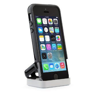 Speck Products CandyShell Case for iPhone 5/5s   Retail Packaging   White/Charcoal Grey: Cell Phones & Accessories