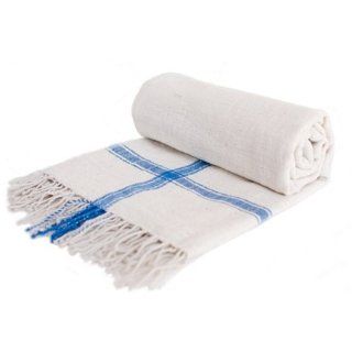 Ethiopian Cotton Anything Towel   Blue   Fair Trade   Bath Towels