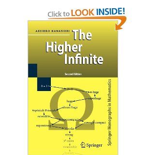 The Higher Infinite: Large Cardinals in Set Theory from Their Beginnings (Springer Monographs in Mathematics): Akihiro Kanamori: 9783540888666: Books