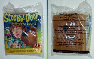 WENDY'S Kids' Meal   SCOOBY DOO The Mystery Begins   SCOOBY (Plush Covered) MINI NOTEBOOK  : Everything Else