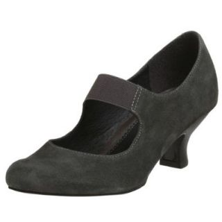 Clarks Women's Apple Jane Pump,Dark Grey,12 M: Shoes