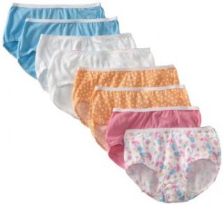 Fruit of the Loom Girls 2 6x 9 Pack Girls Wardrobe Cotton Brief: Underwear: Clothing