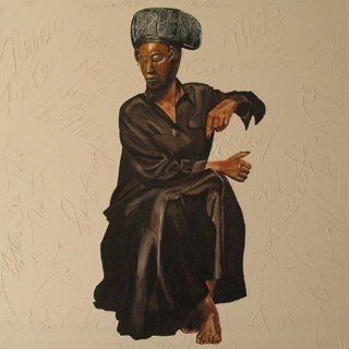 Art: Lwena Dianne, African Diva : Oil : Margaret Rose Vendryes