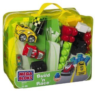 Mega Bloks  Build 'n Race Bag: Toys & Games