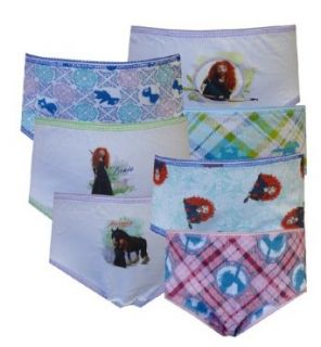 Disney Brave Merida 7 Pack Girls Brief Style Panties for girls: Clothing