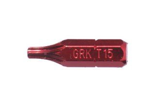 GRK 772691864253 T15 1 Inch Bits in Red Containing Equal to 50 Bits, 1 Pack   Screwdriver Bits  