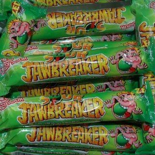 ZED Candy Sour Jawbreaker Hard Candy With A Bubble Gum Center 30 Pack Contains 5 Balls Each 500g : Grocery & Gourmet Food