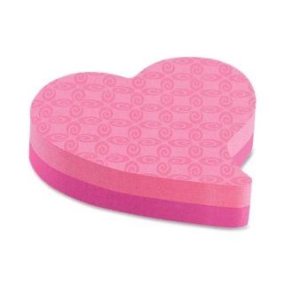 3M Commercial Office Supply Div. Products   Super Sticky Note Pad, Heart Shaped, 3"x3", 150 Sheets, Pink   Sold as 1 PD   Brighten someone's day with these fun notes. Pad is die cut and contains 150 sheets. Super Sticky Notes hold stronger an