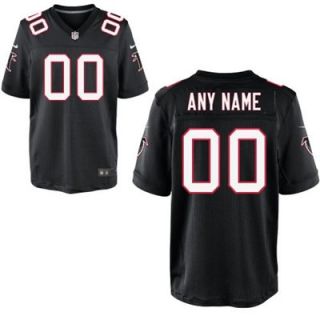 Nike Atlanta Falcons Customized Elite Throwback Jersey   Black