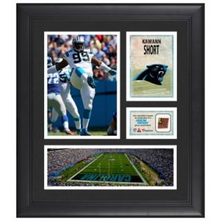 Kawann Short Carolina Panthers Framed 15 x 17 Collage with Game Used Football