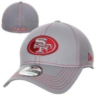 New Era San Francisco 49ers NFL Neo 39THIRTY Flex Hat   Ash
