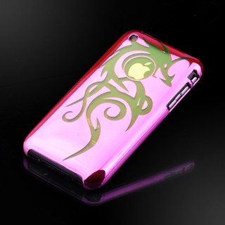 Hard Plastic Snap on Cover Fits Apple iPhone 3G 3GS Pink Dragon Tattoo AT&T (does NOT fit Apple iPhone or iPhone 4/4S or iPhone 5/5S/5C): Cell Phones & Accessories