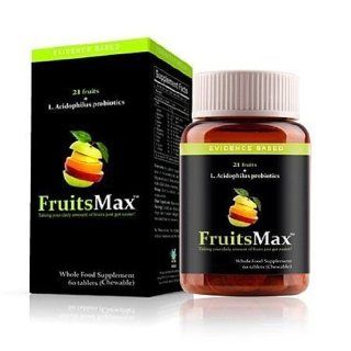 FruitsMax, Multivitamin, Probiotics Supplement, Contains 21 fruits + Acidophilus, 60 Tablets: Health & Personal Care