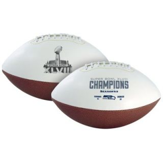 Seattle Seahawks Super Bowl XLVIII Champions Full Size Football