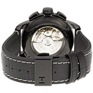 Hamilton Men's H40686335 Rail Road Black Chronograph Dial Watch: Hamilton: Watches