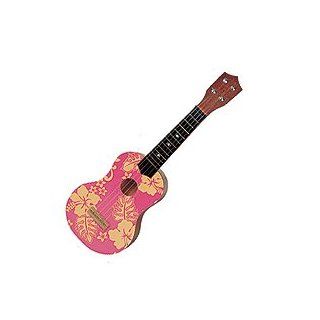 Hawaii Ukulele Aloha Floral Print Pink 23 in.: Toys & Games
