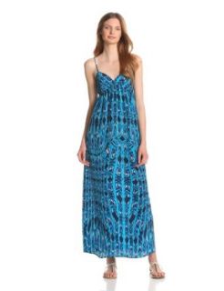 eight sixty Women's Ombre Maxi Dress, Turquoise/Navy, X Small at  Womens Clothing store