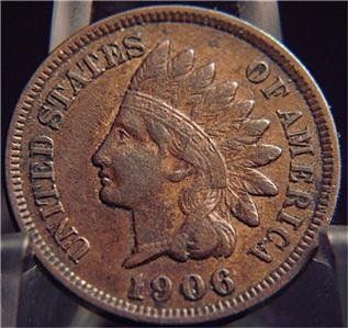 1906 Indian Head Penny (Coin): Toys & Games