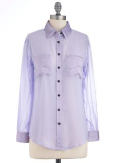 Lavender Patch Top  Mod Retro Vintage Short Sleeve Shirts