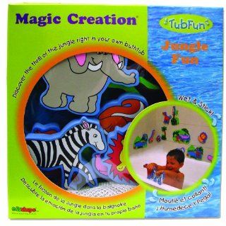 Edushape Magic Creations Bath Playset   Jungle Fun  Jungle Wet Tub  Baby