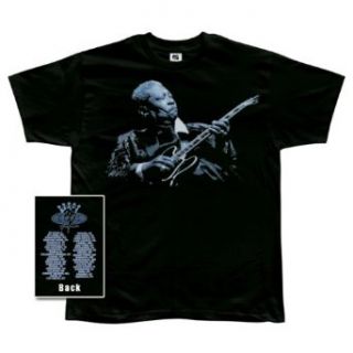 Bb King   Mens Stage Worldwide 05 Tour T shirt X large Black: Clothing