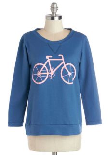 All’s Well That Ends Wheel Top in Bike  Mod Retro Vintage Sweaters