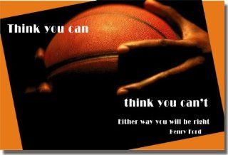 "Think You Can, Think You Can't   Either Way You Will Be Right" Henry Ford   Classroom Motivational Poster : Prints : Everything Else