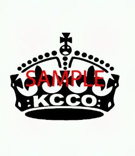 Pink   KCCO   Small Crown   Keep Calm Chive On Decal Laptops, Windows, Motorcycles, Cars, Truck, Etc: Everything Else