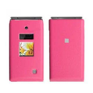 Hard Plastic Snap on Cover Fits Kyocera S4000 Mako Leather Hot Pink Executive MetroPCS, etc Cell Phones & Accessories