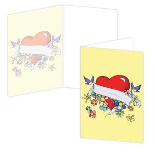 ECOeverywhere Love Me Boxed Card Set, 12 Cards and Envelopes, 4 x 6 Inches, Multicolored (bc11817) : Blank Postcards : Office Products