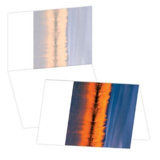 ECOeverywhere Glowing Banks Boxed Card Set, 12 Cards and Envelopes, 4 x 6 Inches, Multicolored (bc12281) : Blank Postcards : Office Products