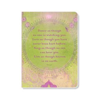 ECOeverywhere Dance Journal, 160 Pages, 7.625 x 5.625 Inches, Multicolored (jr11958) : Hardcover Executive Notebooks : Office Products