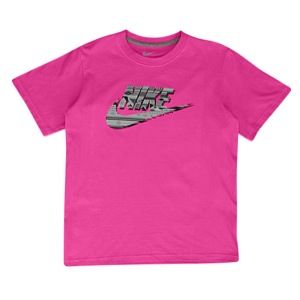 Nike Graphic T Shirt   Boys Grade School   Casual   Clothing   Fusion Pink/Grey/Black