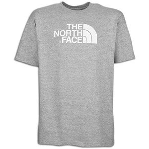 The North Face Half Dome S/S T Shirt   Mens   Casual   Clothing   Heather Grey/Tnf White
