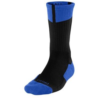 Jordan AJ Dri Fit Crew Socks   Mens   Basketball   Accessories   Black/Game Royal