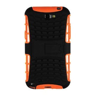 Cruzerlite Black Orange Spi Force Case for Samsung Galaxy Note II (Sprint, AT&T, T Mobile, US Cellular, Verizon) [Retail Packaging]: Cell Phones & Accessories