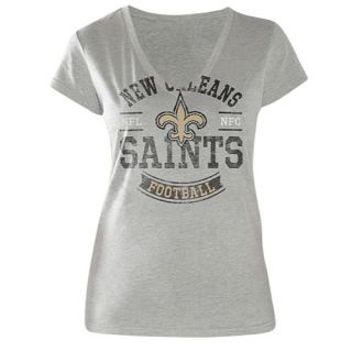 G III NFL Ceremony T Shirt   Womens   Football   Clothing   New Orleans Saints   Grey