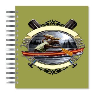 ECOeverywhere Moose Crossing Picture Photo Album, 18 Pages, Holds 72 Photos, 7.75 x 8.75 Inches, Multicolored (PA12153): Office Products