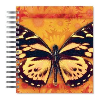 ECOeverywhere Butterfly Number 2 Picture Photo Album, 18 Pages, Holds 72 Photos, 7.75 x 8.75 Inches, Multicolored (PA70012) : Wirebound Notebooks : Office Products